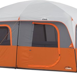 CORE Tent for Family Camping | 10 Person / 11 Person / 12 Person Large Multi Room Cabin Tents for Car Camping & Outdoor Adventures